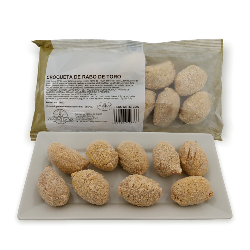 Croquetas de rabo de toro caja 3,6 kg